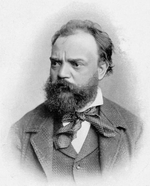 Dvořák, pictured in 1882